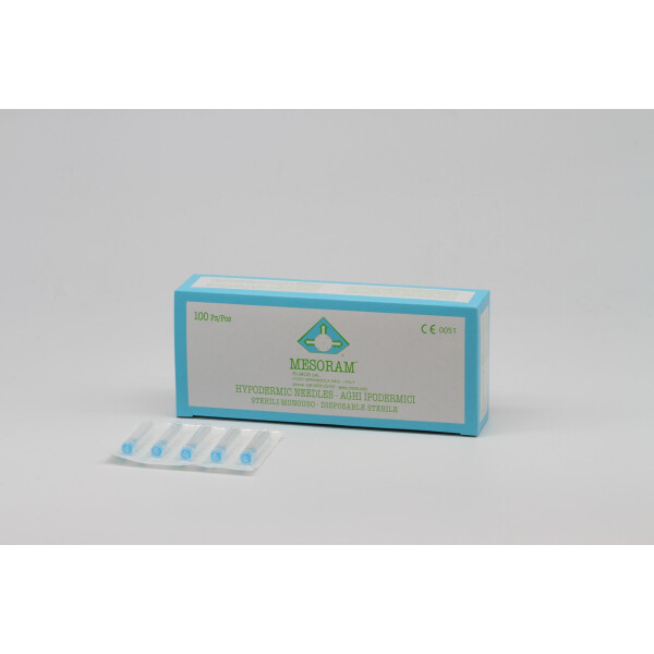 Mesoram Mikro-Injektionsnadeln, 27G / 4mm, 100Stk.