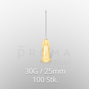 Mesoram Mikro-Injektionsnadeln, 30G / 25mm, 100Stk.