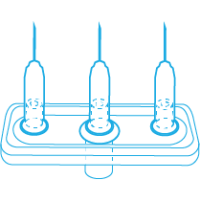 Mesoram Multi-Injektoren mit Mikro-Injektionsnadeln, Linear, 3-fach, 30G / 4mm, 36Stk.