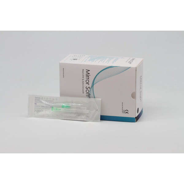 Mirror Soft Stumpfe Kanülen, 23 G / 70mm, 1 Stk.