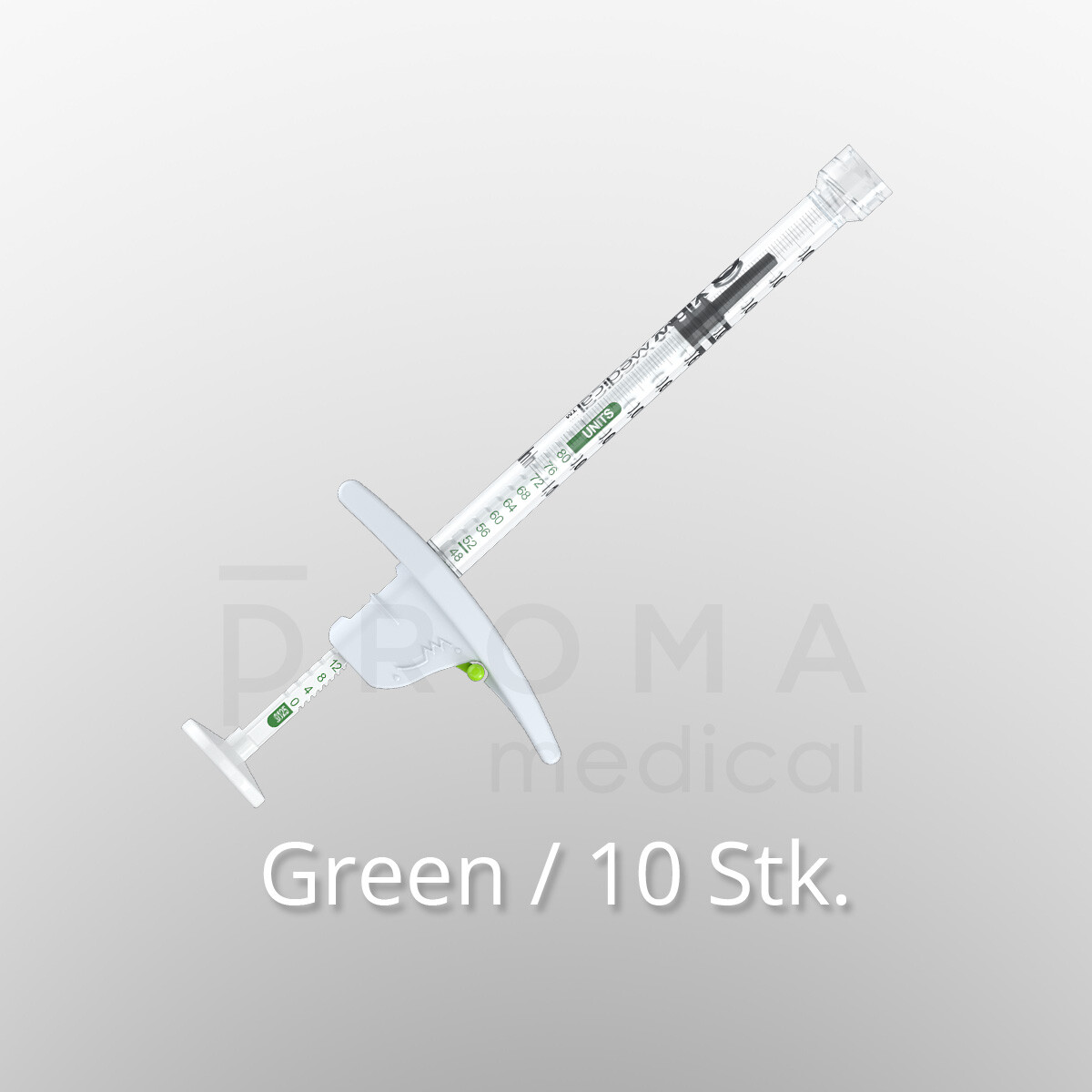 3Dose Green, Fein Dosierspritzen, 1ml, 10 Stk.