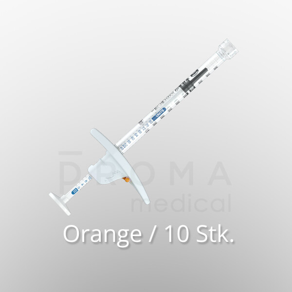 3Dose Orange, Fein-Dosierspritzen, 1ml, 10 Stk.
