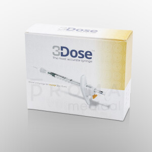 3Dose Fein-Dosierspritzen, 100 Orange, 1ml, 10 Stk.
