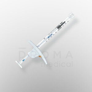 3Dose Fein-Dosierspritzen, 100 Orange, 1ml, 10 Stk.