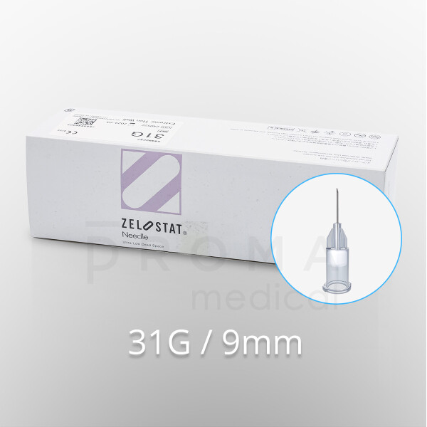 Zelostat Ultra Low Dead Space Injektionsnadeln, 31G / 9mm,100 Stk.