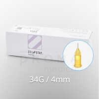 Zelostat Ultra Low Dead Space Injektionsnadeln, 34G / 4mm, 100 Stk.