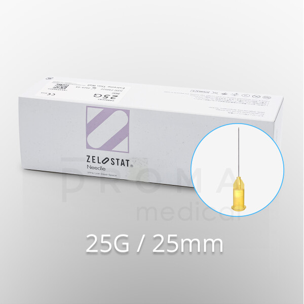 Zelostat Ultra Low Dead Space Injektionsnadeln, 25G / 25mm,100 Stk.