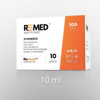 ReMed - Einmalspritzen, Luer Lock, 10ml, 100Stk.