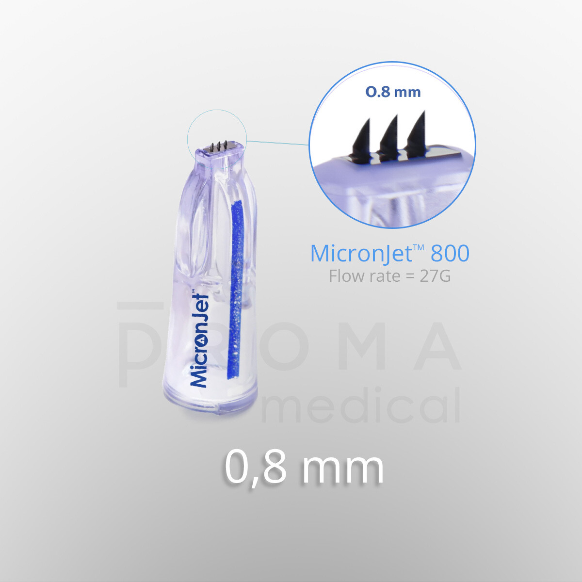 MicronJet Intradermal-Injektoren, 800, 0,8 mm, 30 Stk.