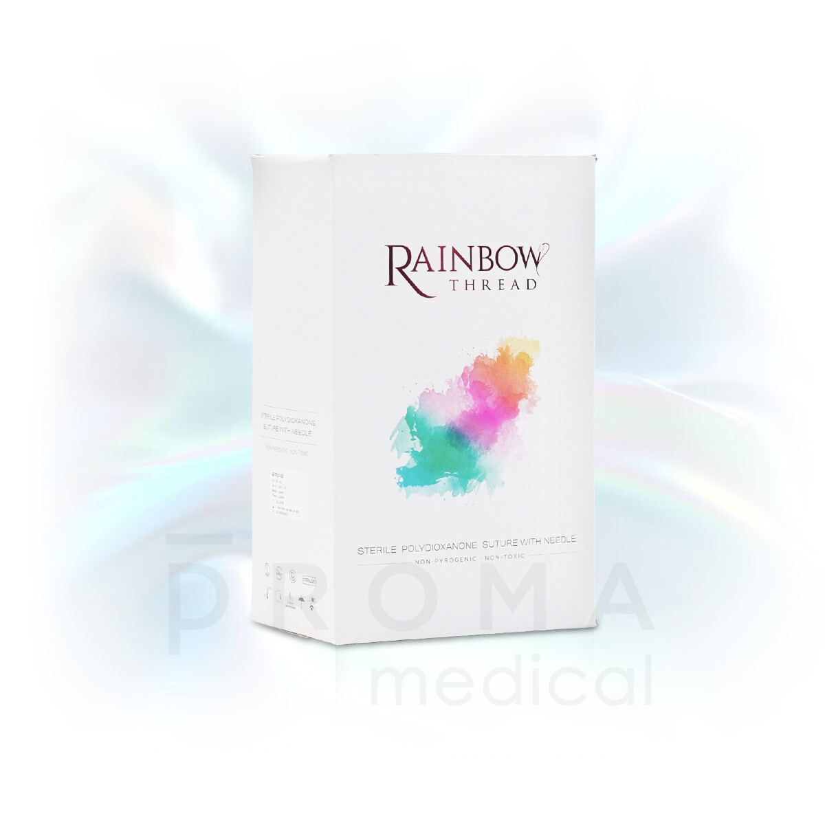 Rainbow Thread PDO Twin, 26G / 38mm x 60mm 20Stk. (MHD...